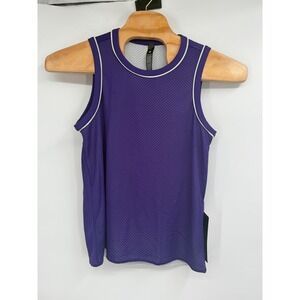 NWT‎ Mens Lululemon Double Layered Mesh Tank Top Purple Sz S